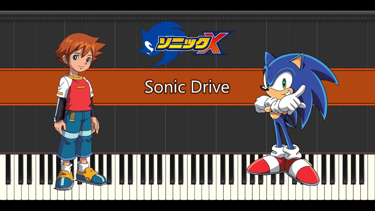 Sonic X Japanese theme (Sonic Drive) Synthesia