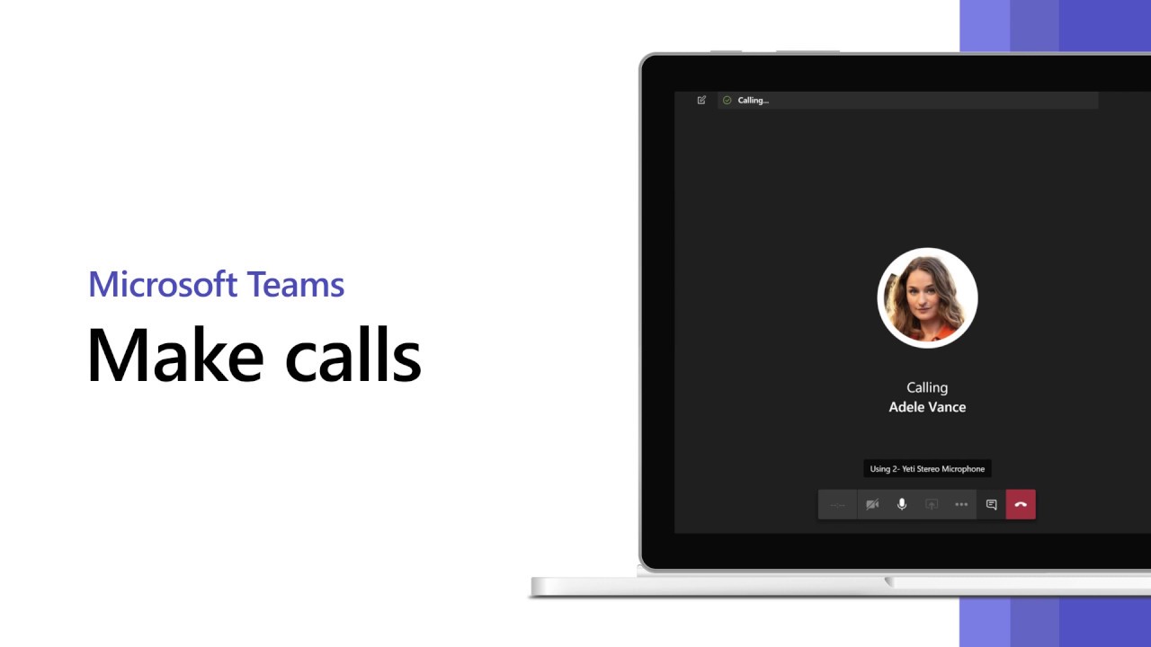 How to make calls with Microsoft Teams