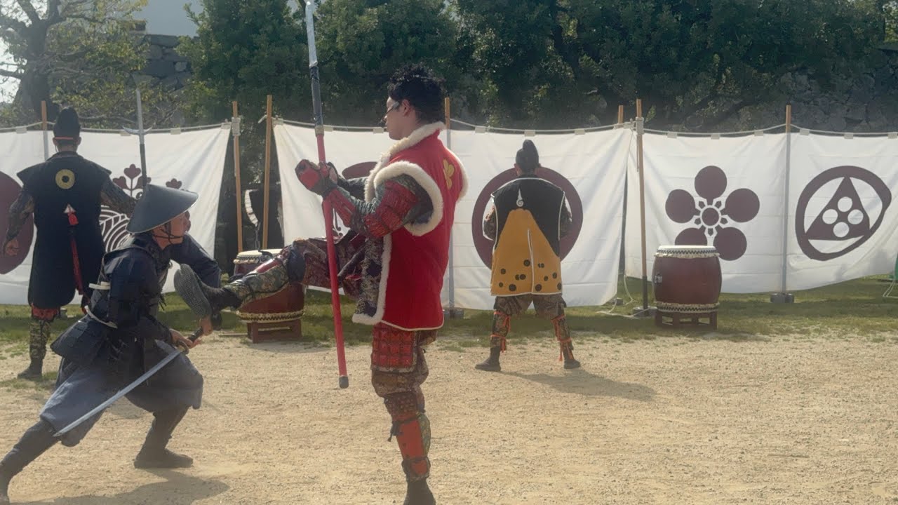 2025年4月19日（土） 名古屋城 名古屋おもてなし武将隊 午後 演武 (途中で切れてます)