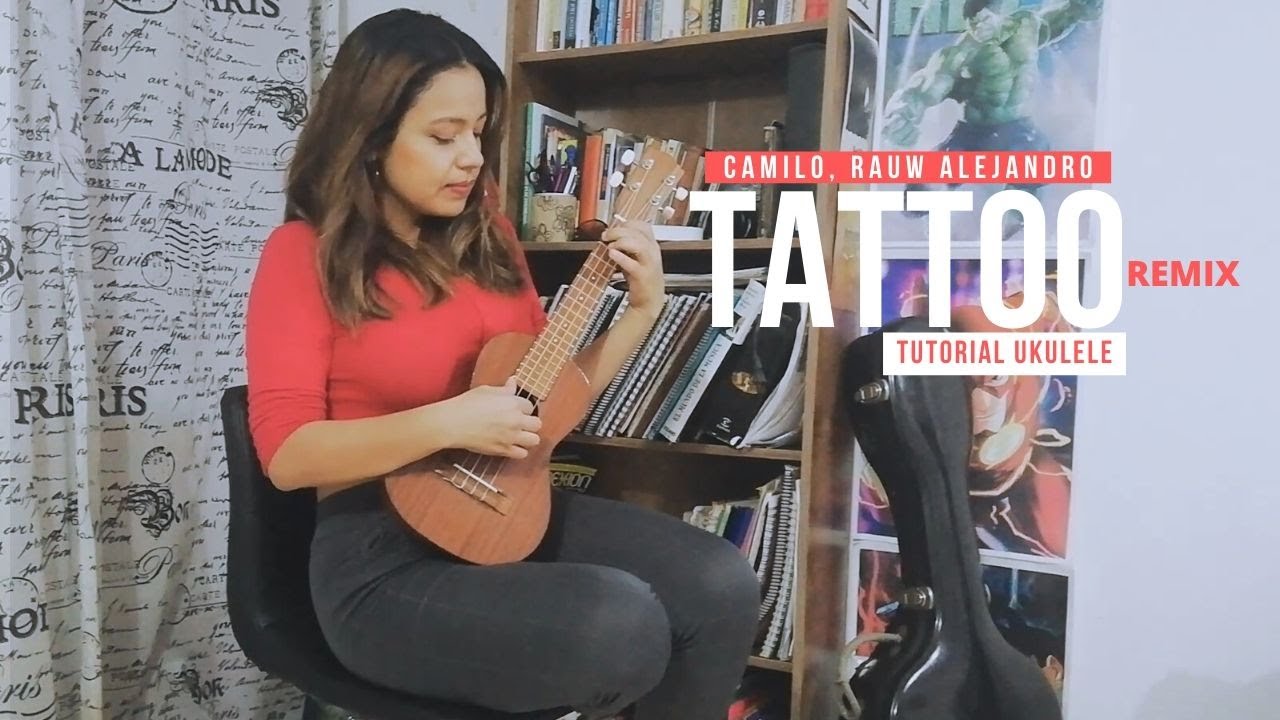 Tattoo Remix - Rauw Alejandro & Camilo - Tutorial Ukulele