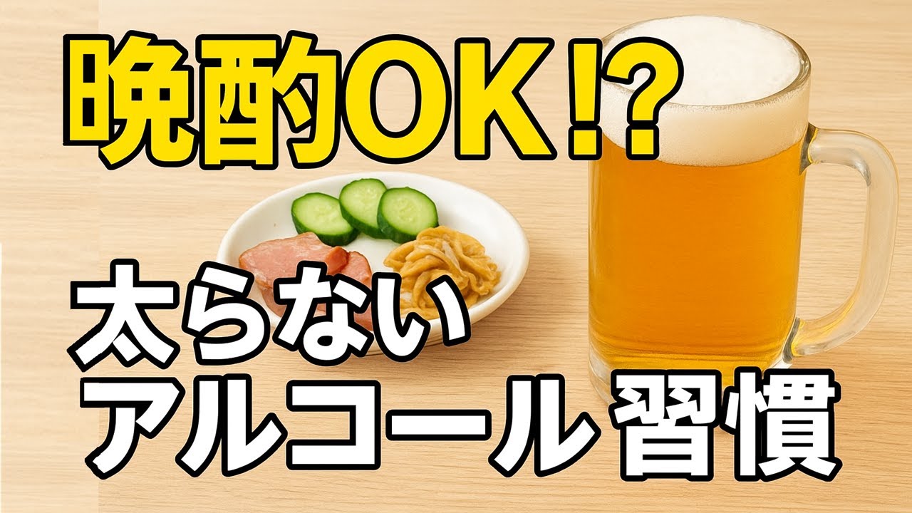 晩酌OK！？太らない人のアルコール習慣【ゆっくり解説】