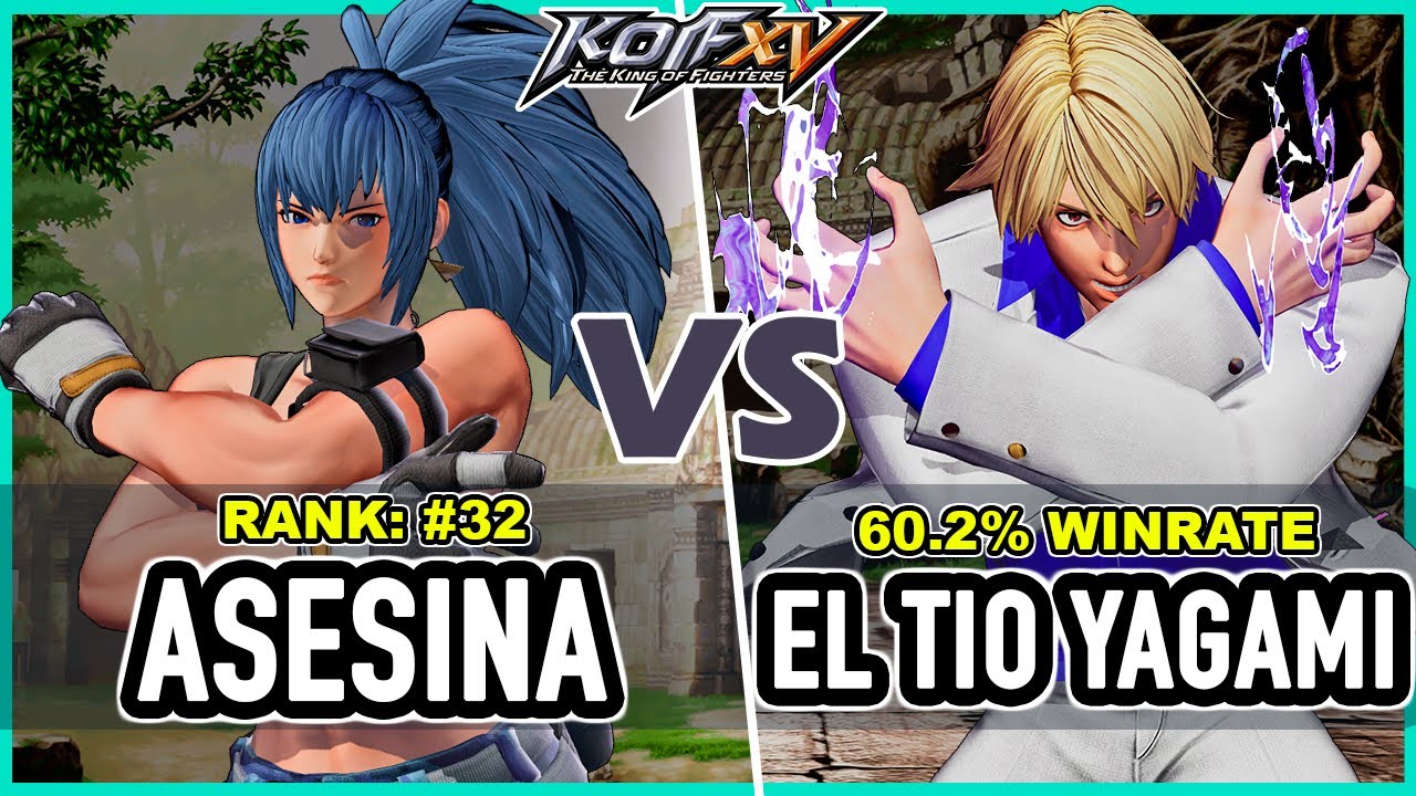 KOF XV 🔥 Shermie Asesina (Leona/Athena/Shermie) vs El Tio Yagami (Rock/Ryo/Ash) 🔥 Steam