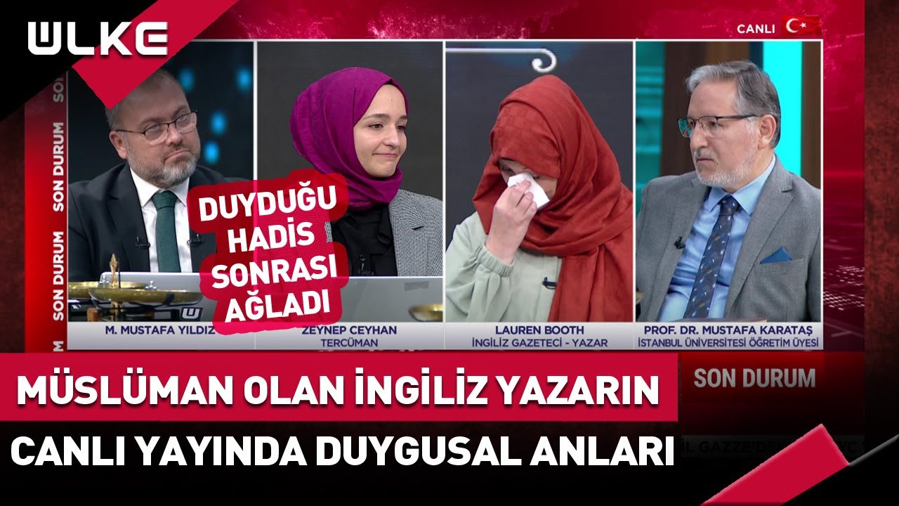 Filistin'e Gittikten Sonra Müslüman Olan İngiliz Gazeteci Canlı Yayında Gözleri Doldu! #haber