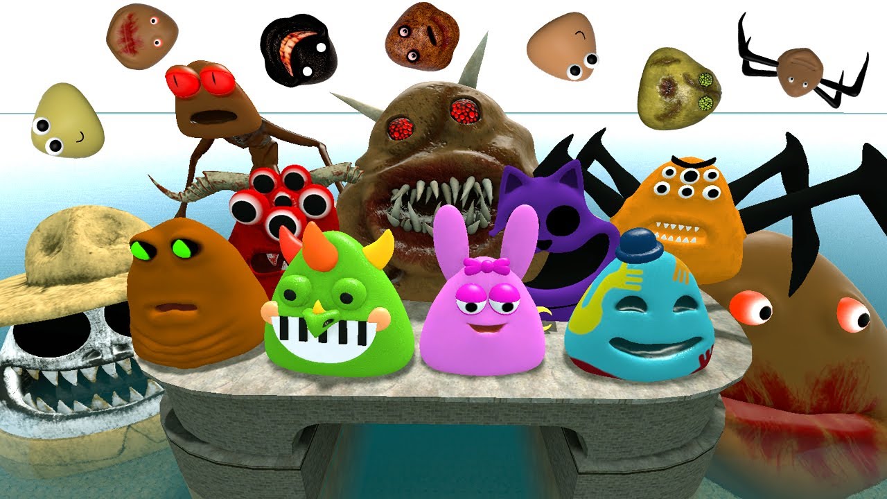 FLATWATER VS ALL 3D POU BOU'S REVENGE FAMILY SPARTAN KICKING in Garry's Mod