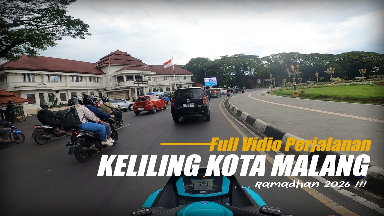KELILING KOTA MALANG / Full Vidio Perjalanan (Stasiun Kota Baru, Kayutangan, Suhat, Blimbing Sulfat)