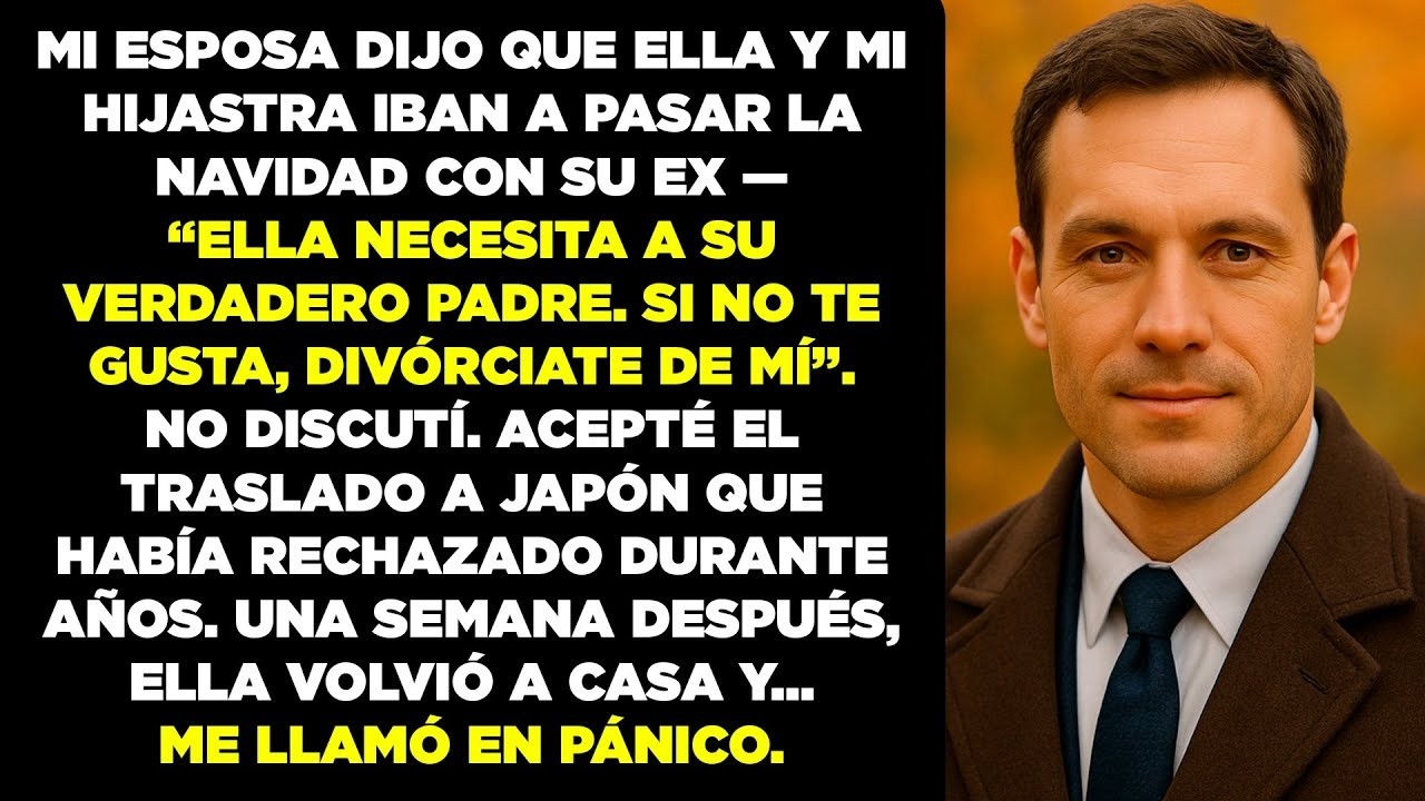 Mi esposa dijo que nuestra hija necesitaba a su verdadero padre. Me fui a Japón… y todo cayó después