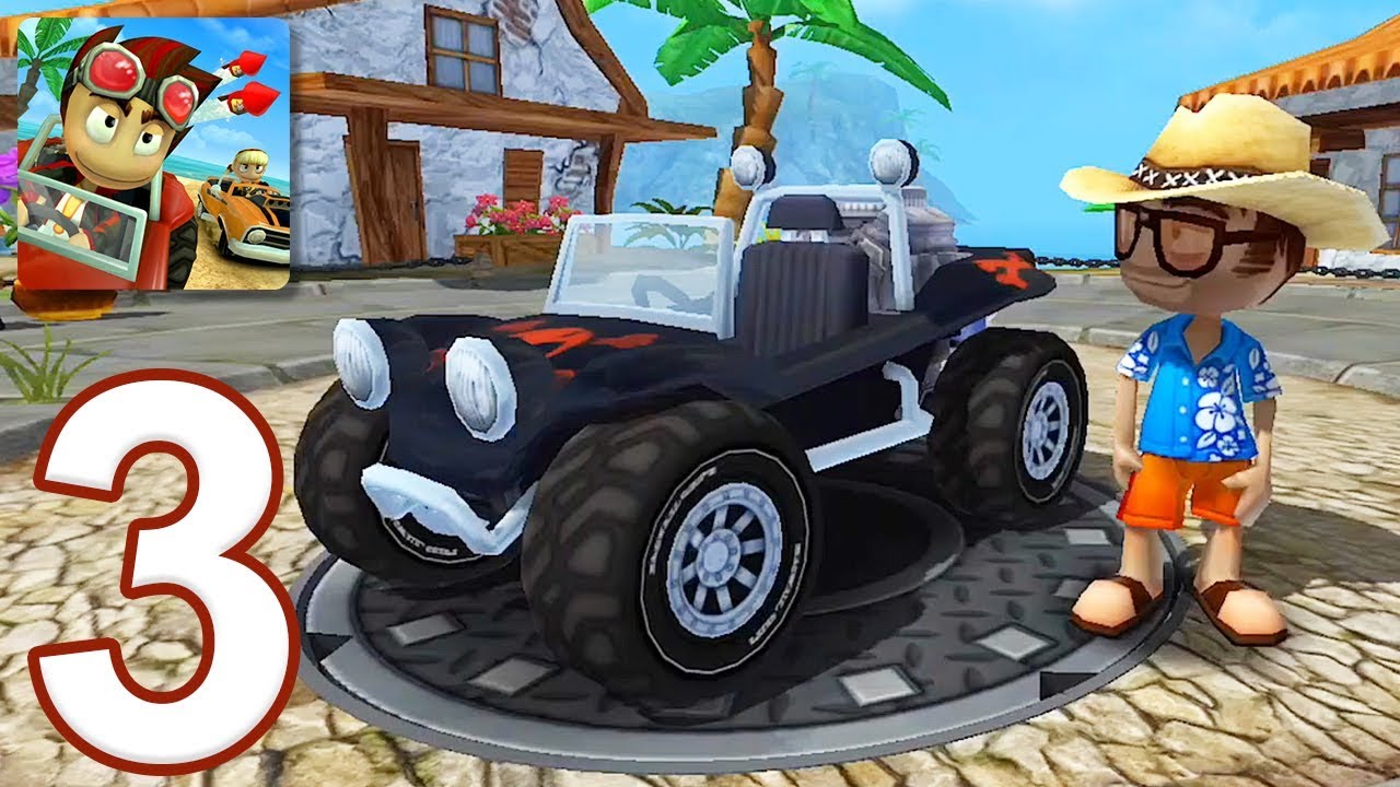 Beach Buggy Racing - Gameplay Walkthrough Part 3 - Sunshine Sprint (iOS, Android)