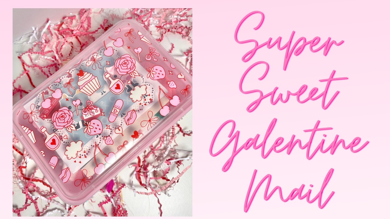 Super Sweet Valentine Mail from Davina @littlepinkcrafter
