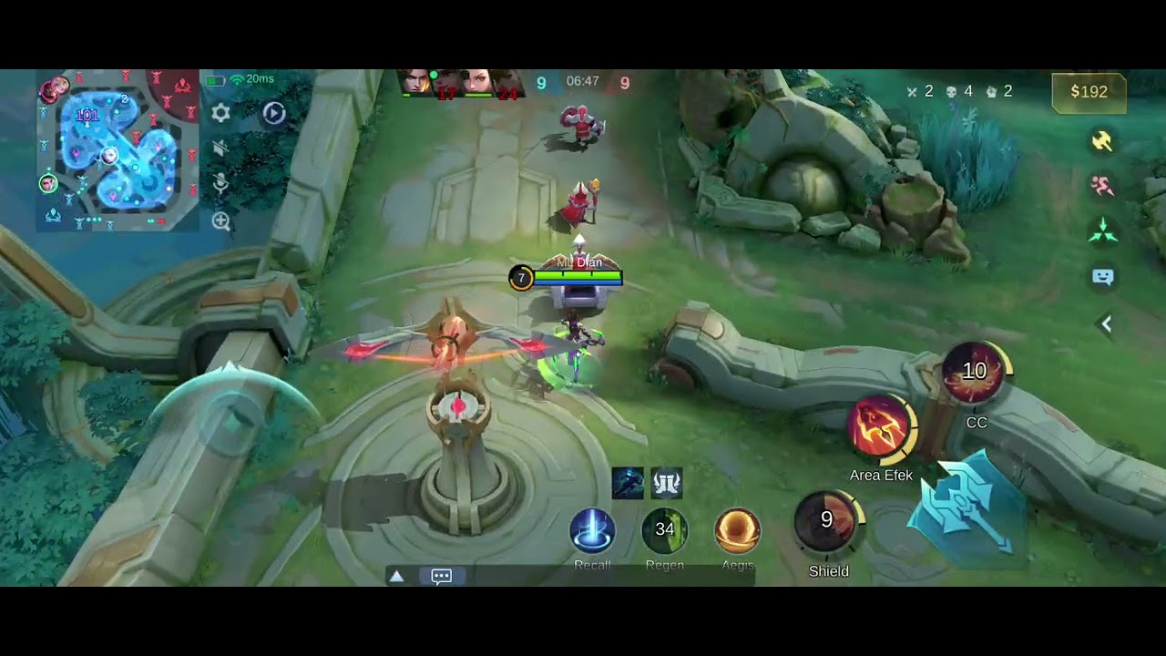 TEGANG❗❗ || Berkali-kali turret base mau habis || team Hanabi kompak bgt 😁😁😁