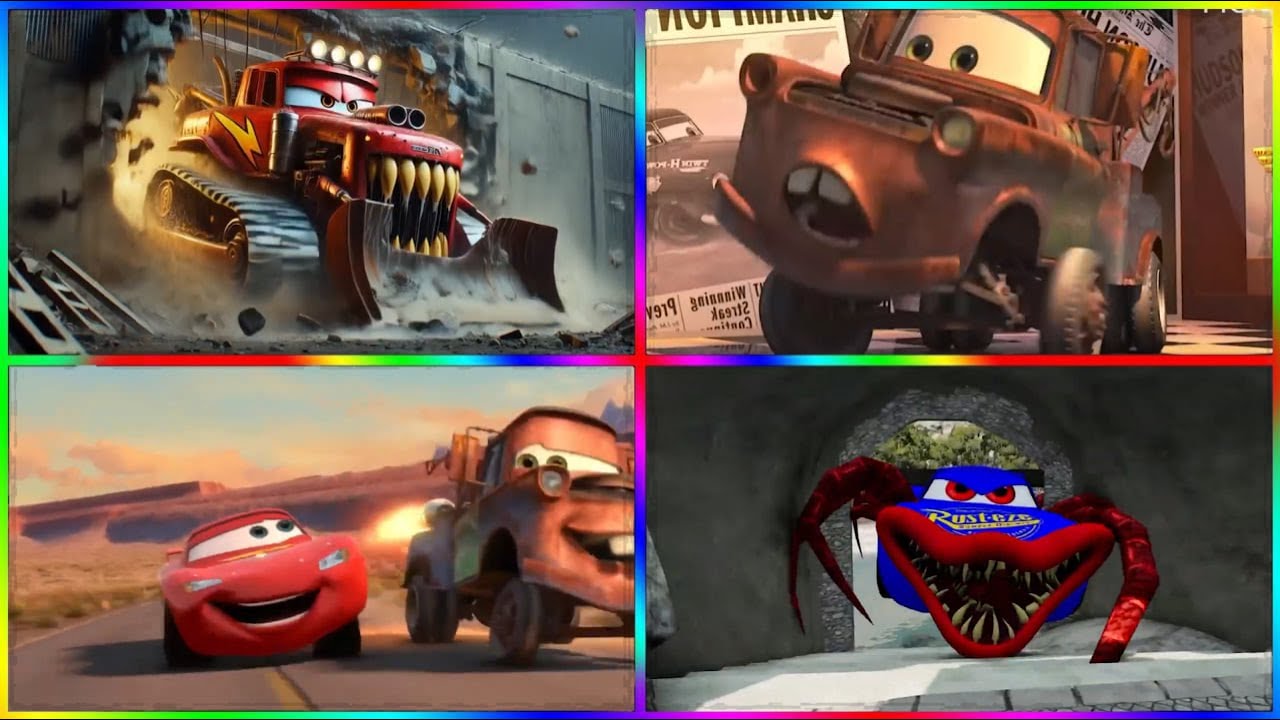 McQueen vs Huge Spider Cars! Memes That Will Make Your Day