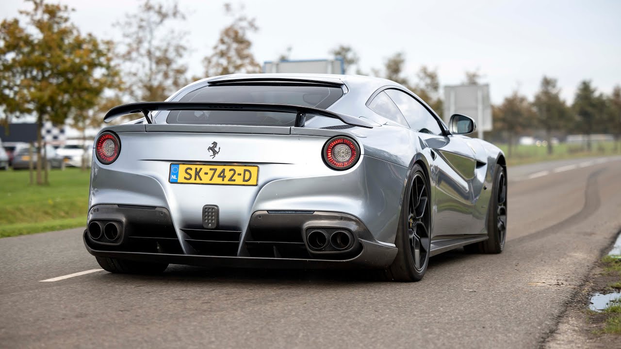 Ferrari F12 Berlinetta with Novitec Exhaust - LOUD Accelerations & Revs !