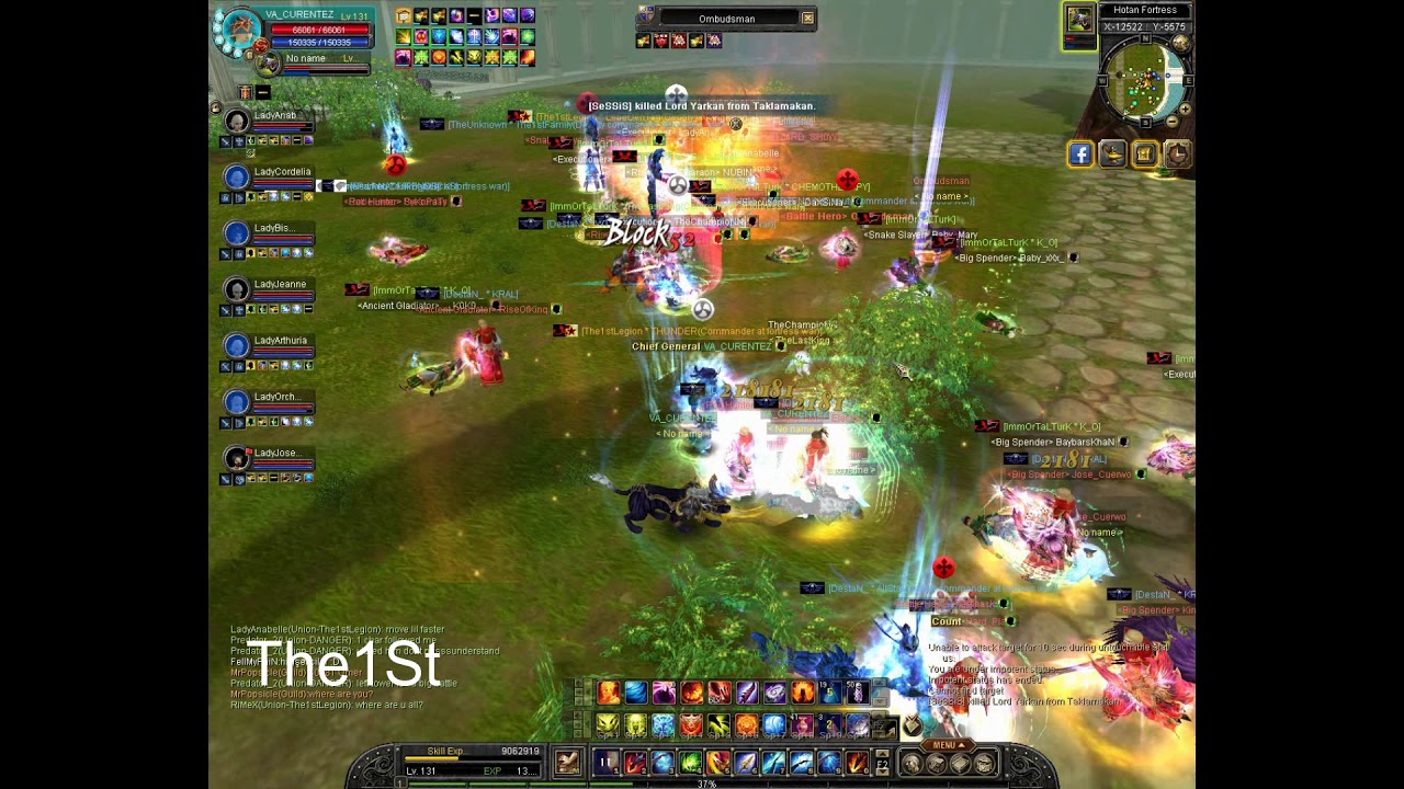 Silkroad Server Flora - Hotan Fortress War 12.05.2018 Union 1st vs Union TheUnknowns. Lets Rape