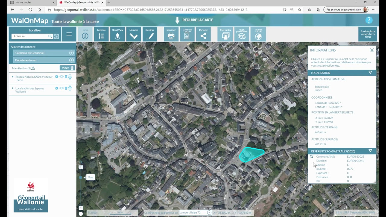 WalOnMap   Comment interroger la carte et ses données ?