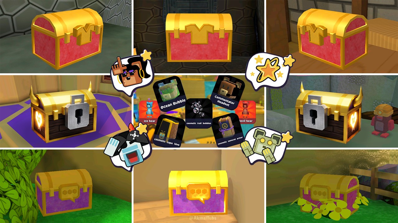 New 24 Secret Chests Skins & Emotes Location Super Bear Adventure 13.0.4 Update