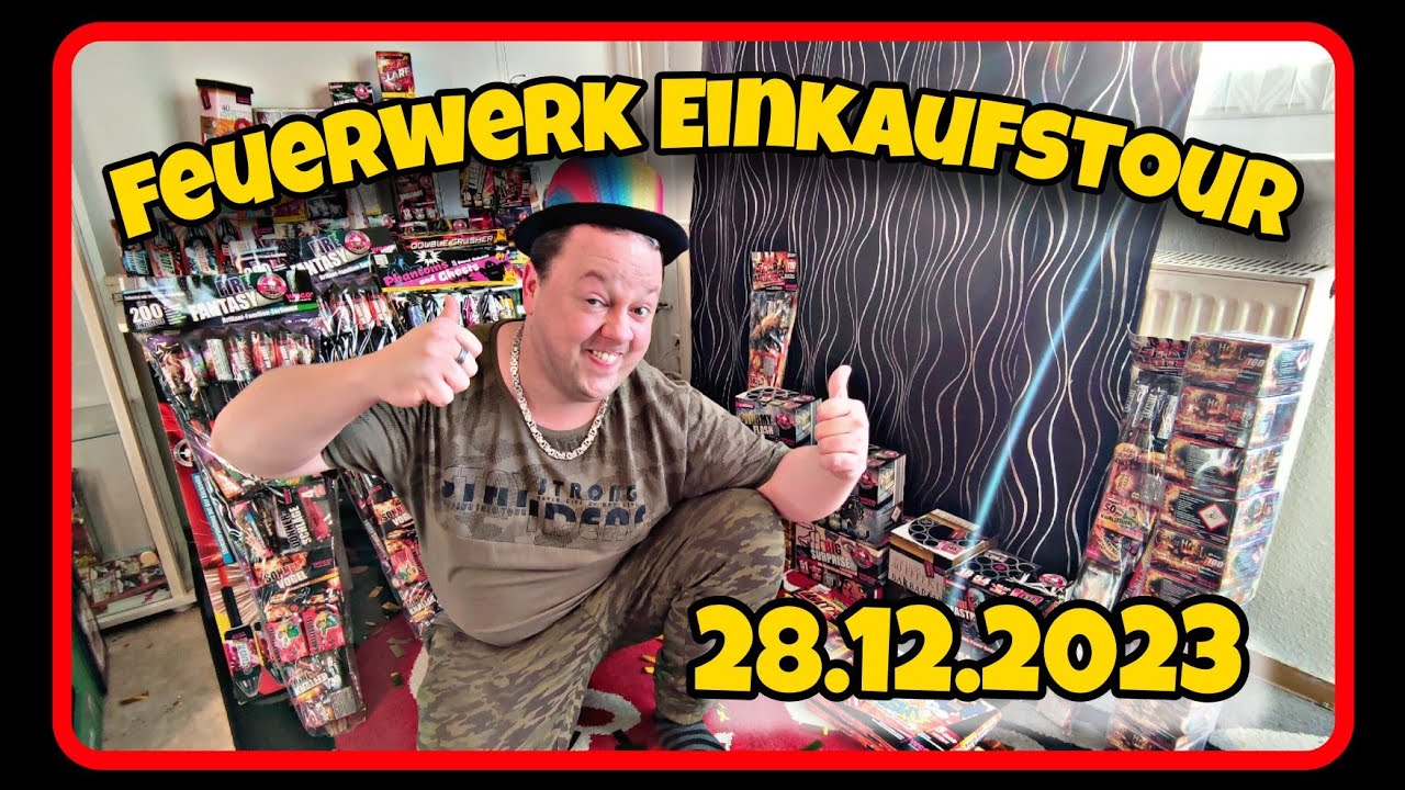 SILVESTER Feuerwerk Einkaufstour 2023/ 2024 