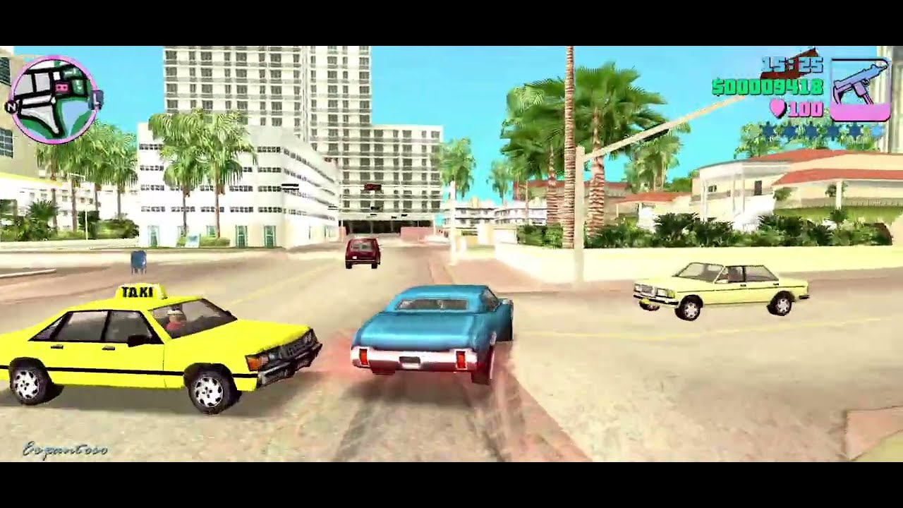 GTA Vice City Open World Free Roam Gameplay