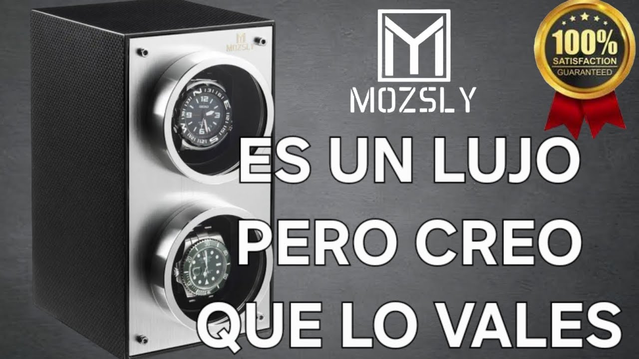 🔥CONSIENTETE CON LA MEJOR WATCH WINDER ASEQUIBLE 👉CAJA GIRATORIA MOZSLY