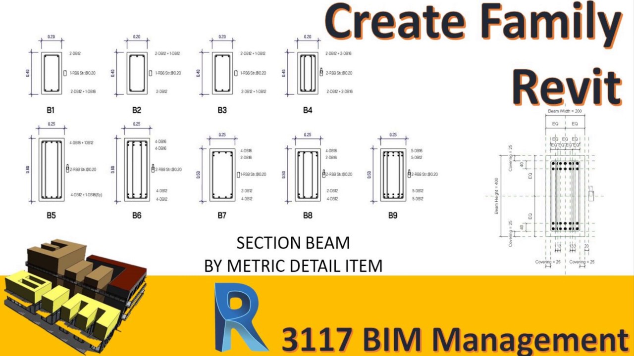 Create Family - Section Beam Metric Detail iTem