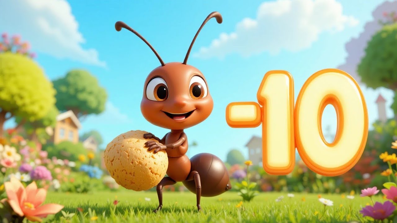 The Ants Go Marching 🐜 | Counting 1–10 | Ants Gathering Food | Fun Kids Song