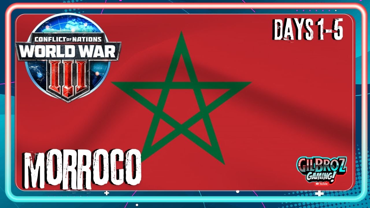 Morocco Playthrough - Conflict of Nations World War 3 - Mobile / Desktop Game / Days 1-5