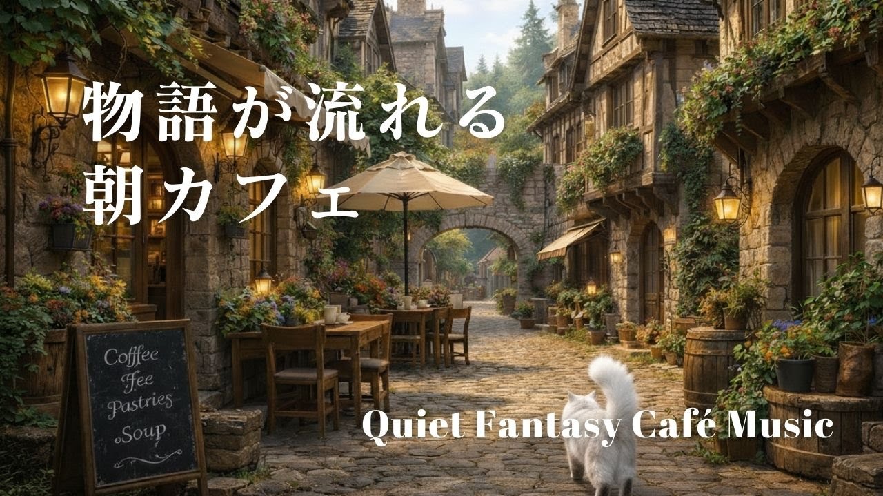 物語が流れる朝カフェ|Quiet Fantasy Café Music|カフェBGM