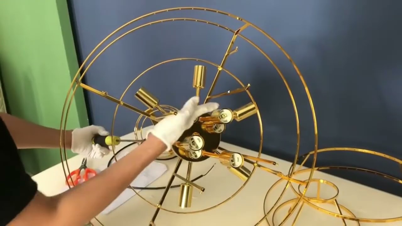 Guide d'installation des lustres en cristal