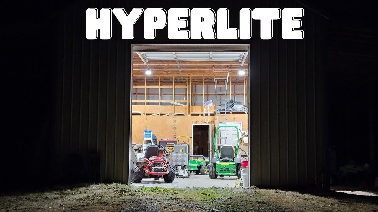 Installing Shop Lights in a Garage | Hyperlite LED High Bay Lights
