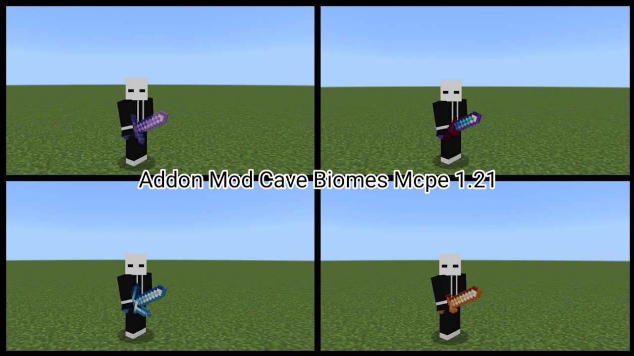 Minecraft Addon Mod Cave Biomes Mcpe 1.21