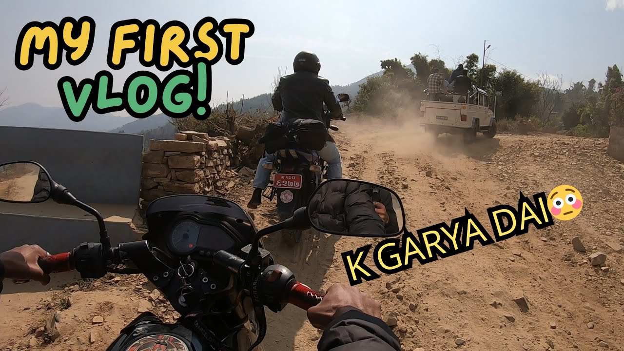 my first vlog ,lamjung nalma jada yati ramailo vo yar😜 yesto bato lagiyo,nalma visit lamjung