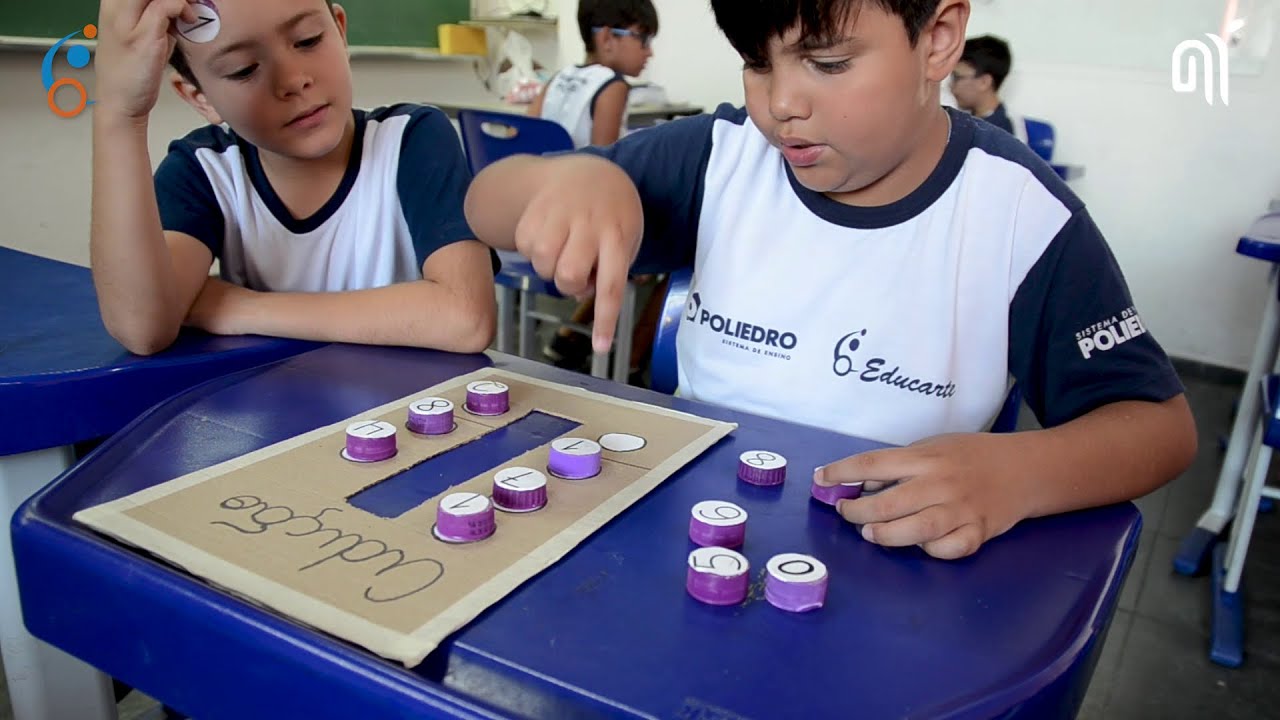 2º Ano B e o Jogo da Adição e Subtração