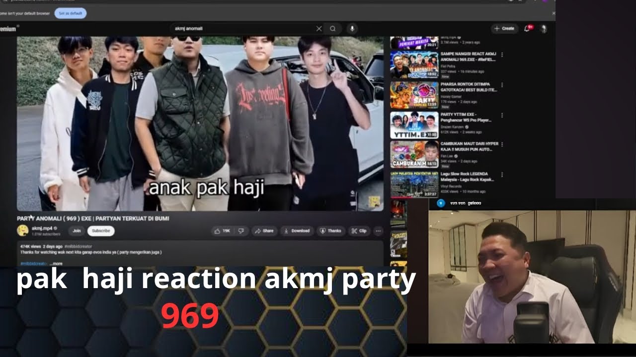 NGAKAK HAJI PUTRA REACTION AKMJ 969🤣‼️SERU BANGETT GILAK