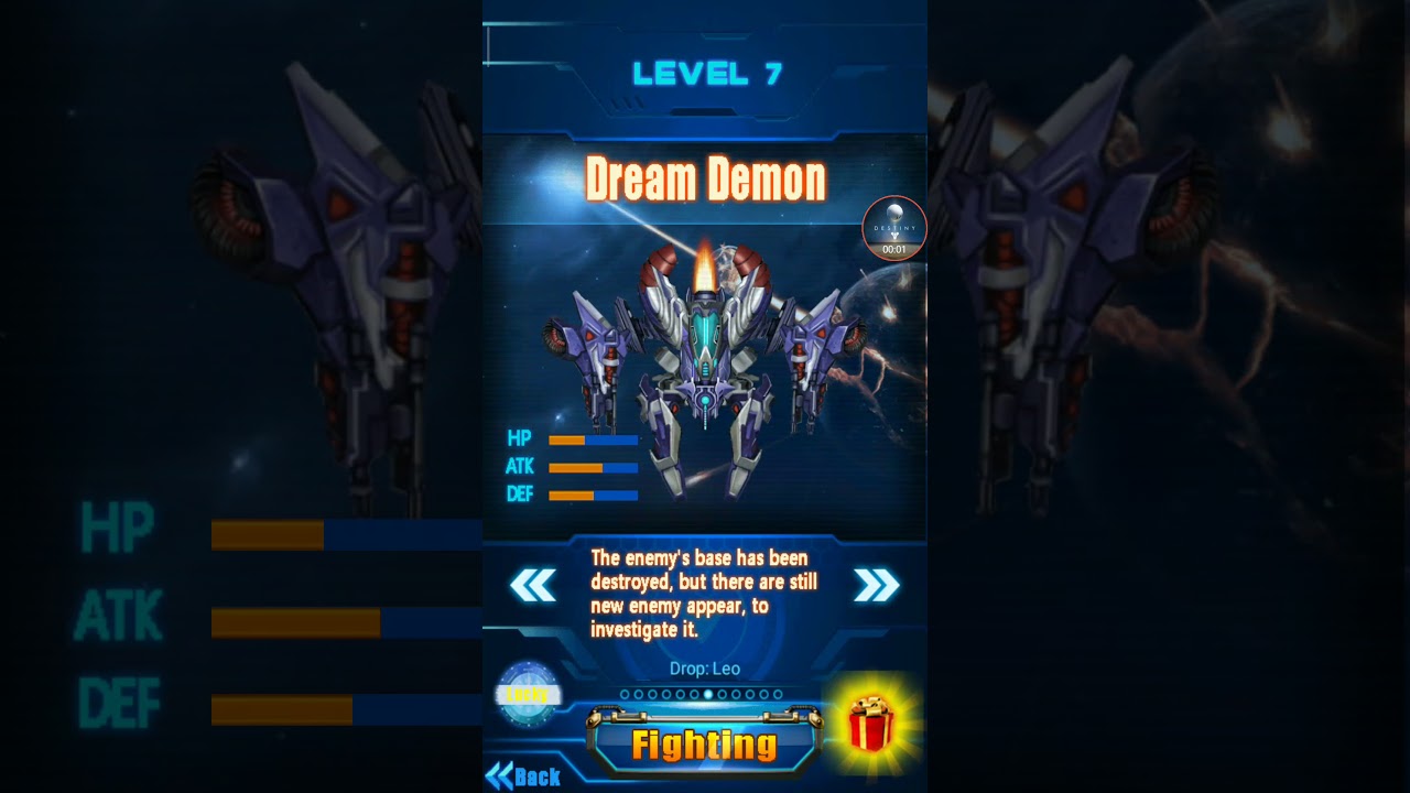 Thunder Strike Fighter - Raytheon Fighter - Boss Level 7 - Dream Demon