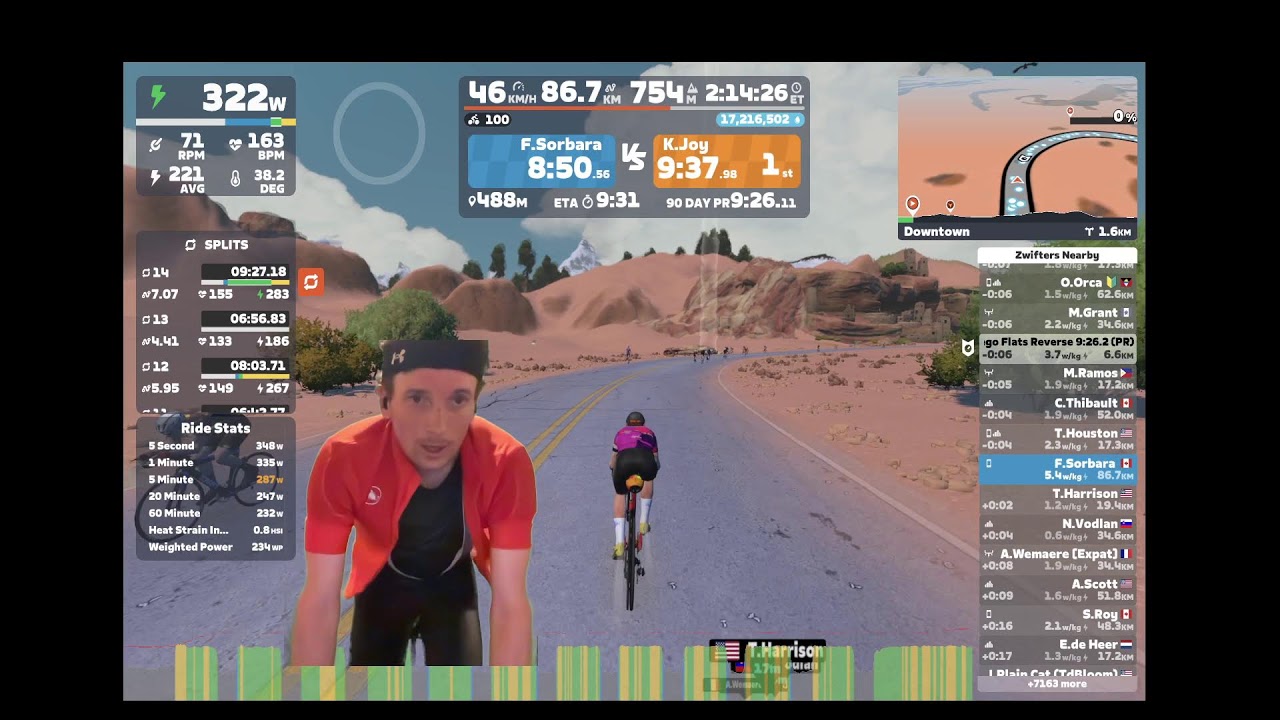 VO2 Workout Testing New Stream Setup