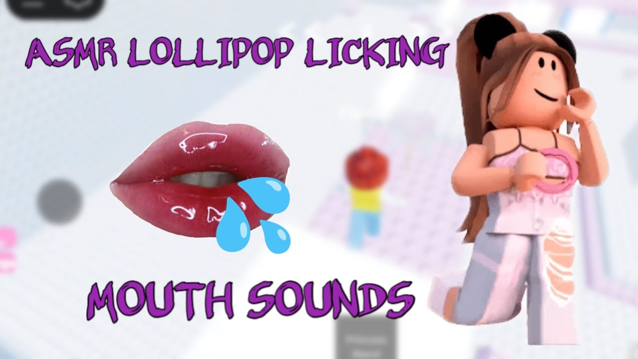 ROBLOX ASMR - Lollipop Licking and Pure Mouth Sounds 