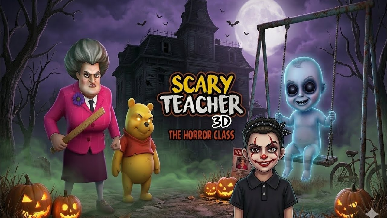 Scary Teacher 3D - Miss T Pranked Again, Christmas chapter update, Special Horror Episode,