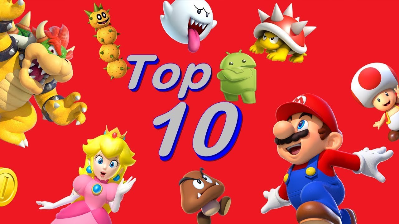 TOP 10 Jogos do Mario PARA ANDROID Todos  