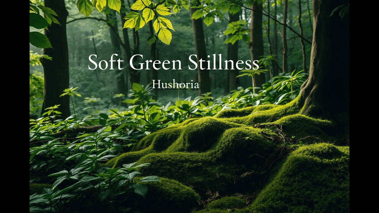 Soft Green Stillness | Calm Piano Music | Hushoria