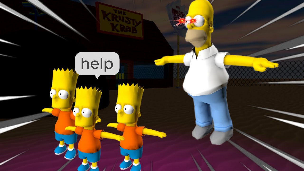 I played YOU VS HOMER with friends..