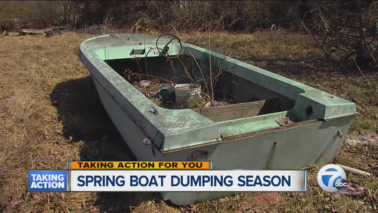 Spring boat dumping season