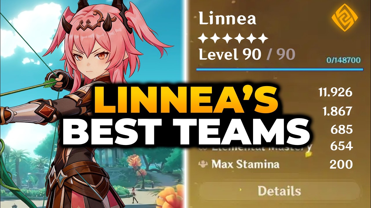 LINNEA BROKEN SUPPORT + BEST TEAM BUILD | Linnea Genshin, Linnea Genshin Impact, Genshin Linnea