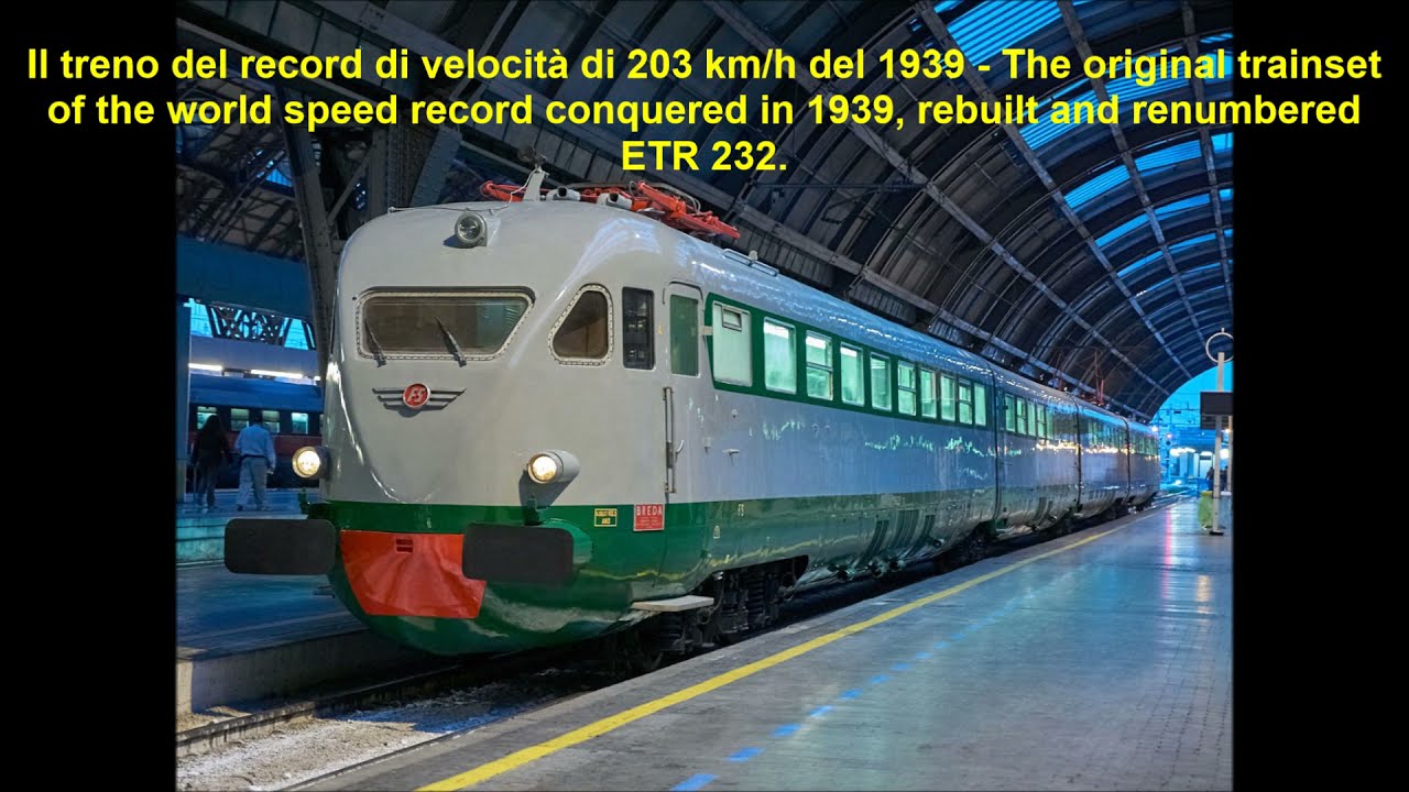 Breda ETR 200 - World's fastest electric train, 203 km/h (126 mph) in 1939
