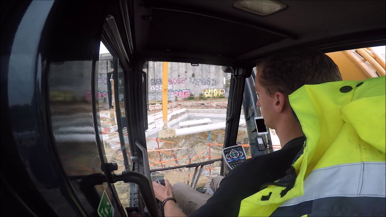 Hyundai HX300 LR - Chargement de semi - Cab view - GoPro HERO4+