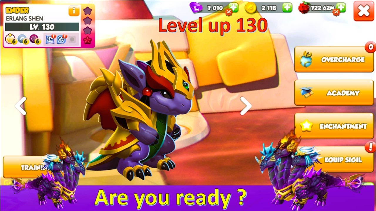 Level up 130 Erlang Shen and level 110 faun | Last day gameplay Aquafloris Ancient event | DML