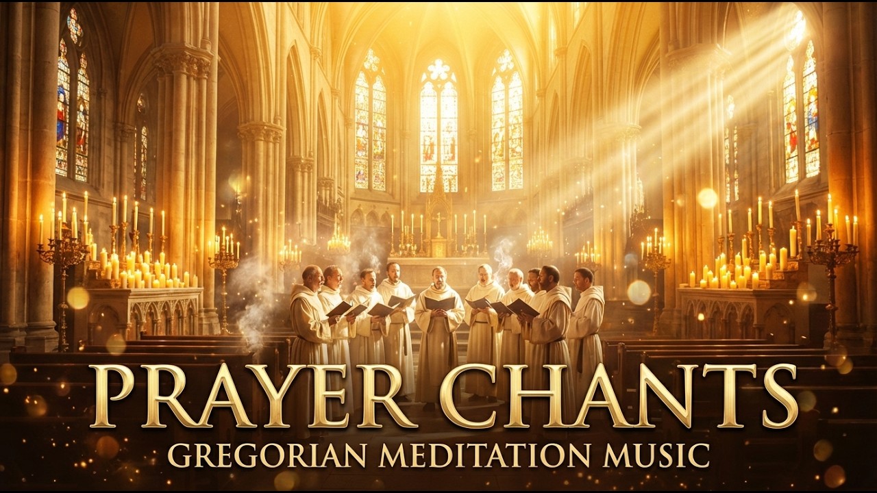 1 Hour ✝️ 432Hz  Gregorian Chant for Prayer and Meditation | Sacred Monks Choir Healing Music