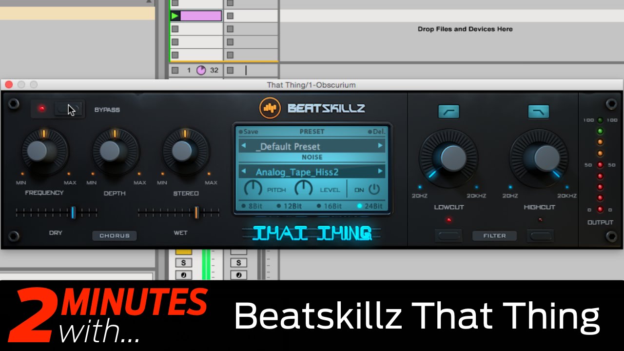 Beatskillz That Thing VST/AU plugin in action