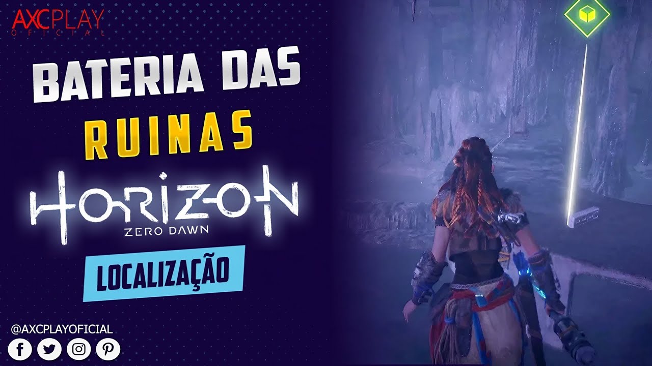 HORIZON ZERO DAWN | BATERIA DAS RUÍNAS | TUTORIAL COMENTADO | axcplay oficial
