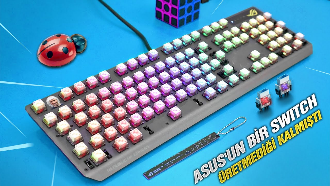 ASUS'un BİR SWITCH ÜRETMEDİĞİ KALMIŞTI - ASUS ROG Strix Scope RX Klavye İncelemesi