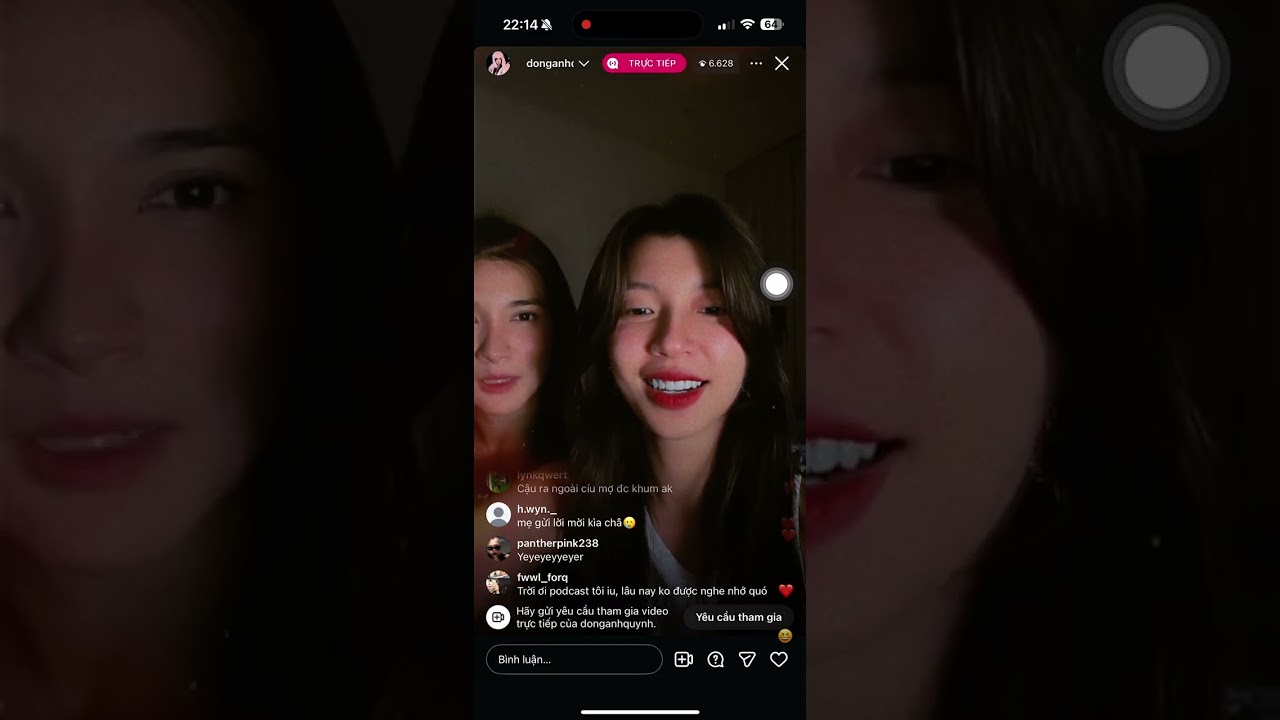 Live kim tuyen dong anh quynh(trom via con ig 2 ng live thong bao 1 ng😀😀😀)#kimtuyen#donganhquynh 