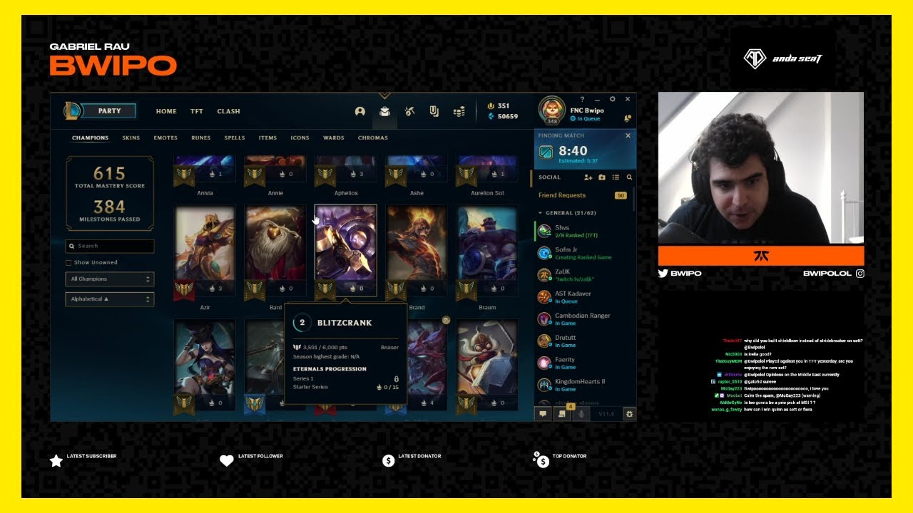 Bwipo on Nemesis and Fnatic