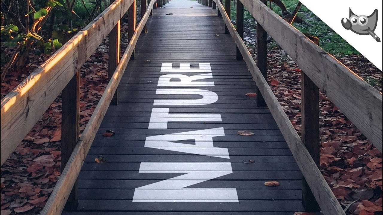 How to Place Perspective Text on Image using 3D Transform Tool in GIMP